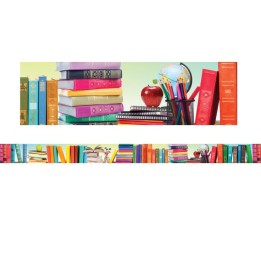 Edupress™ Book Parade Straight Border Trim, 35 Feet