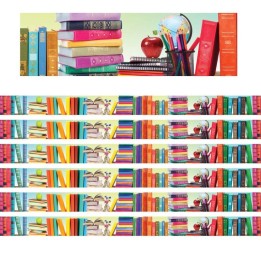 Edupress™ Book Parade Photo Border, 35 Feet Per Pack, 6 Packs