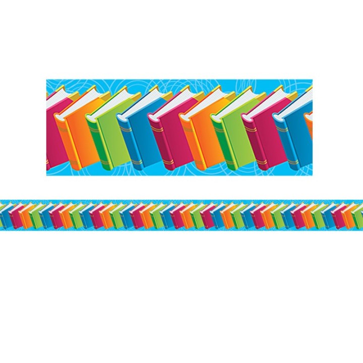 Edupress™ Books Straight Border Trim, 35 Feet