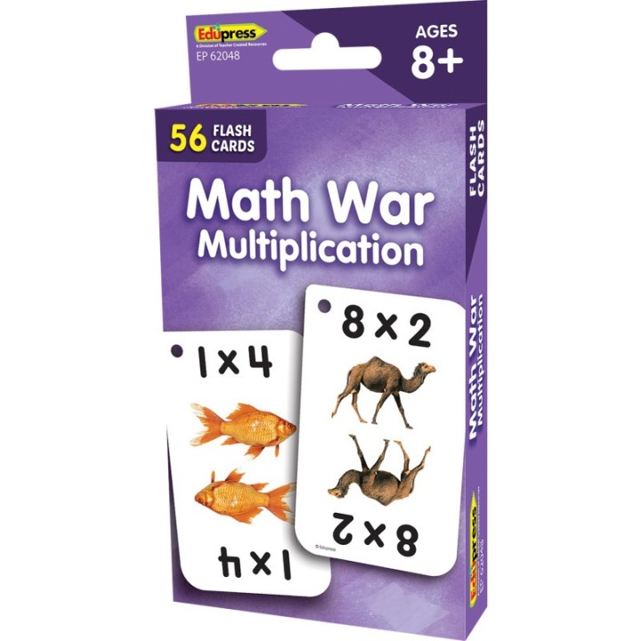 Edupress™ Math War (Multiplication) Flash Cards