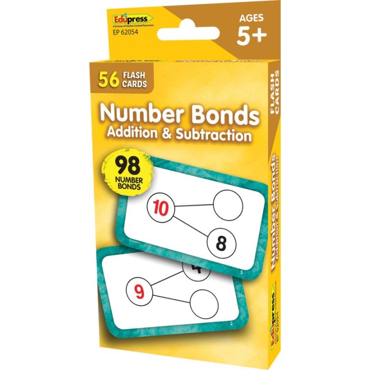 Edupress™ Number Bonds - Addition and Subtraction Flash Cards