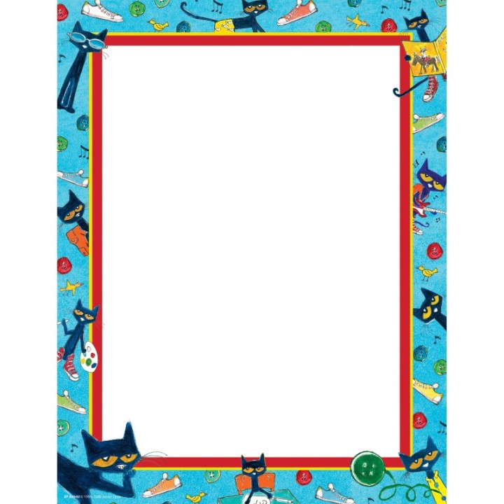 Edupress™ Pete the Cat® Computer Paper, 50 Sheets