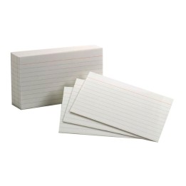Oxford® Ruled Index Cards, 3" x 5", White, Pack of 100