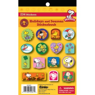 Eureka® Peanuts® Seasons and Holidays Sticker Book