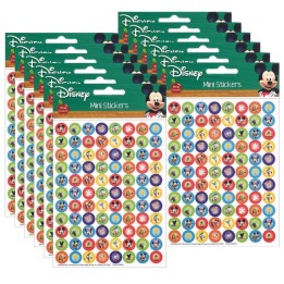 Eureka® Mickey Mouse Clubhouse® Gears Mini Stickers, 704 Per Pack, 12 Packs