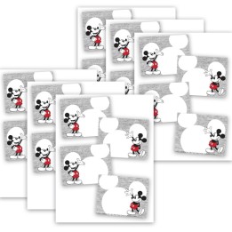 Eureka® Mickey Mouse® Throwback Self-Adhesive Name Tags, 40 Per Pack, 6 Packs