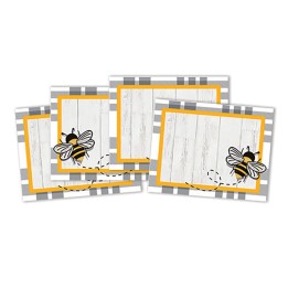 Eureka® The Hive Self-Adhesive Name Tags, Pack of 40