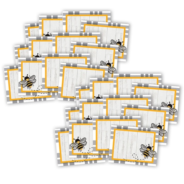 Eureka® The Hive Self-Adhesive Name Tags, 40 Per Pack, 6 Packs