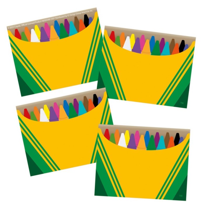 Eureka® Crayola® Name Tags, 2-7/8" x 2-1/4", Pack of 40