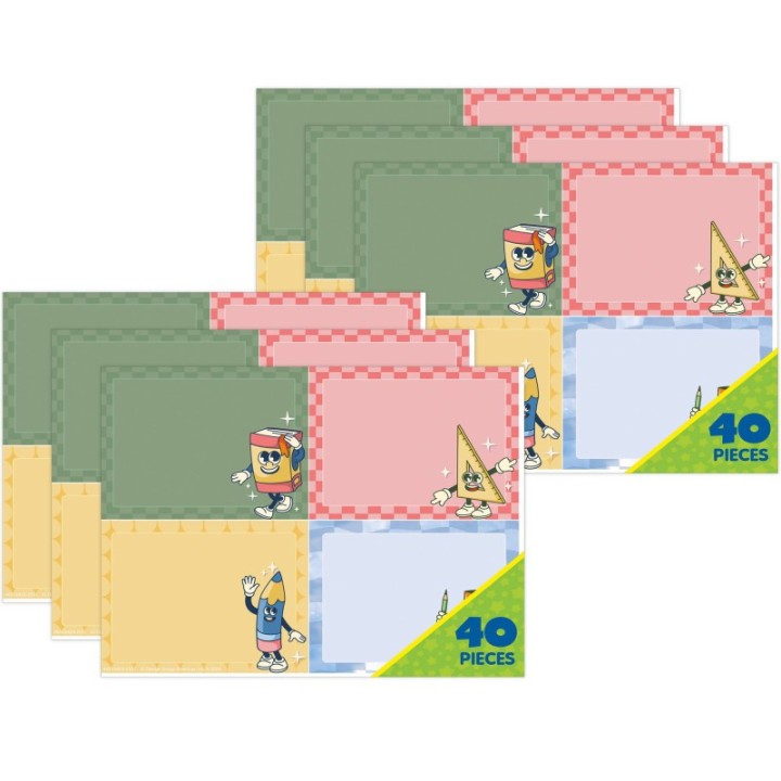 Eureka® S'Cool Era Name Tags, 2-7/8" x 2-1/4", 40 Per Pack, 6 Packs