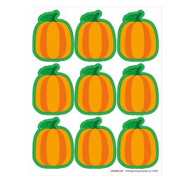 Eureka® Fall Pumpkin Giant Stickers, Pack of 36
