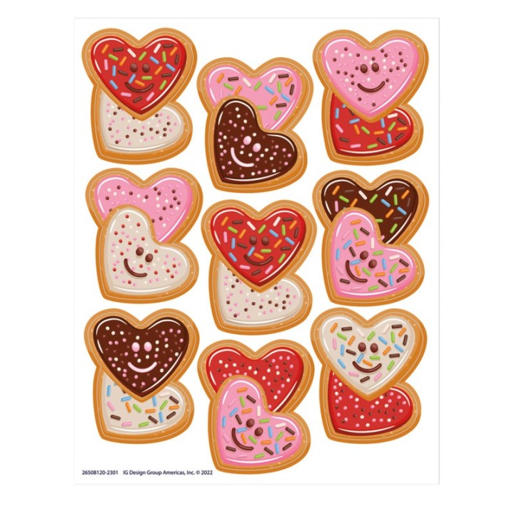 Eureka® LOVE Valentine's Day Giant Stickers, Pack of 36