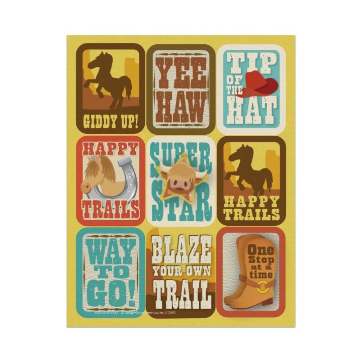 Eureka® Wild Wild Classroom Giant Stickers, Pack of 36