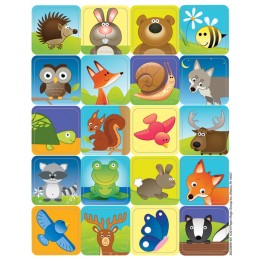 Eureka® Woodland Creatures Theme Stickers, Pack of 120