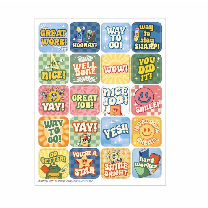 Eureka® S'Cool Era Theme Stickers, Pack of 120