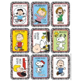 Eureka® Peanuts® Motivational Sticker, Pack of 36