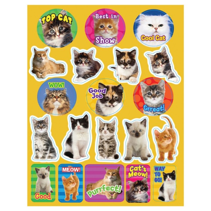 Eureka® Motivational Cats, Pack of 120