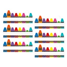 Eureka® Crayola® Tented Name Plate, 9-5/8" x 6-1/2", 36 Per Pack, 6 Packs