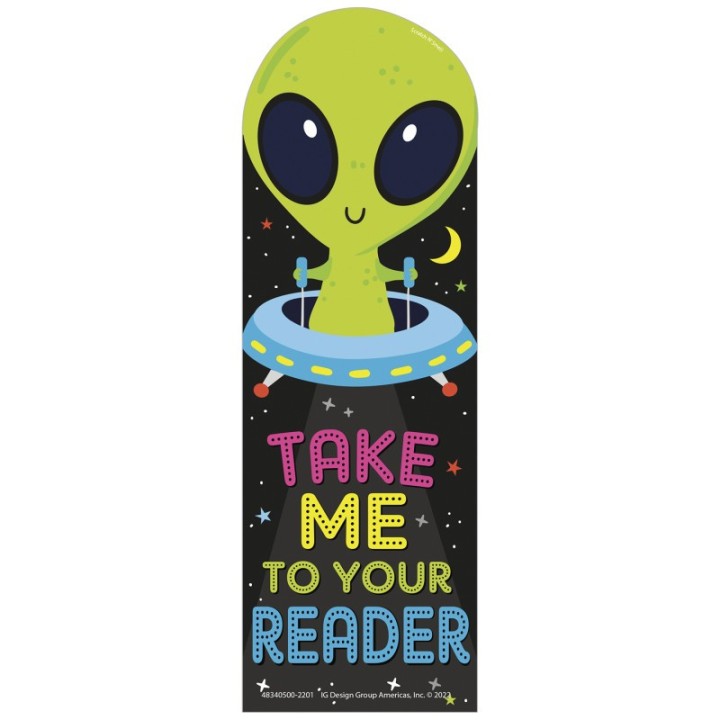 Eureka® Take Me To Your Reader Green Apple Scented Bookmarks, Pack of 24
