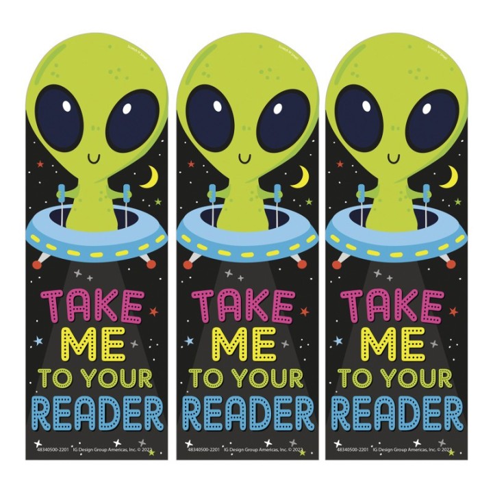 Eureka® Take Me To Your Reader Green Apple Scented Bookmarks, 24 Per Pack, 3 Packs