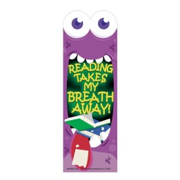 Eureka® Reading Takes My Breath Away Monster Breath Scented Bookmarks, Pack of 24