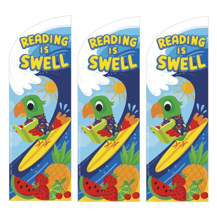 Eureka® Reading Is Swell Fruit Punch Scented Bookmarks, 24 Per Pack, 3 Packs