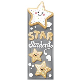 Eureka® Star Cookies Sugar Cookie Scented Bookmarks, Pack of 24