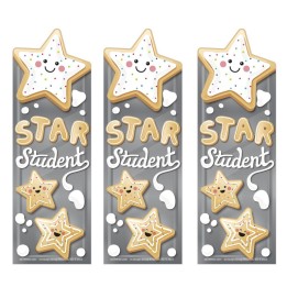 Eureka® Star Cookies Sugar Cookie Scented Bookmarks, 24 Per Pack, 3 Packs