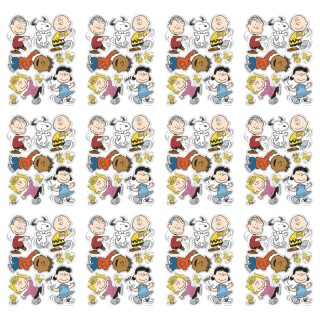 Eureka® Peanuts® Classic Characters Window Clings, 12 Sheets
