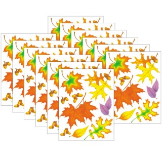Eureka® Fall Leaves Window Clings, 12 Sheets