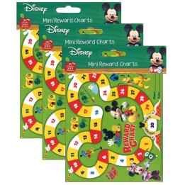 Eureka® Mickey Mouse Clubhouse® Mickey Park Mini Reward Charts with Stickers, 36 Charts Per Pack, 3 Packs