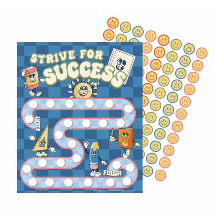 Eureka® S'Cool Era Mini Reward Chart with Stickers, Pack of 36