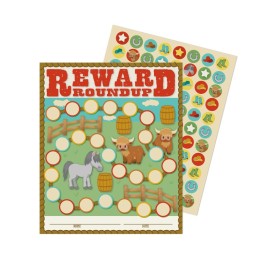 Eureka® Wild Wild Classroom Mini Reward Chart with Stickers, Pack of 36