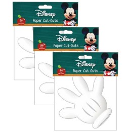 Eureka® Mickey Mouse Clubhouse® Hand Paper Cut Outs, 36 Per Pack, 3 Packs