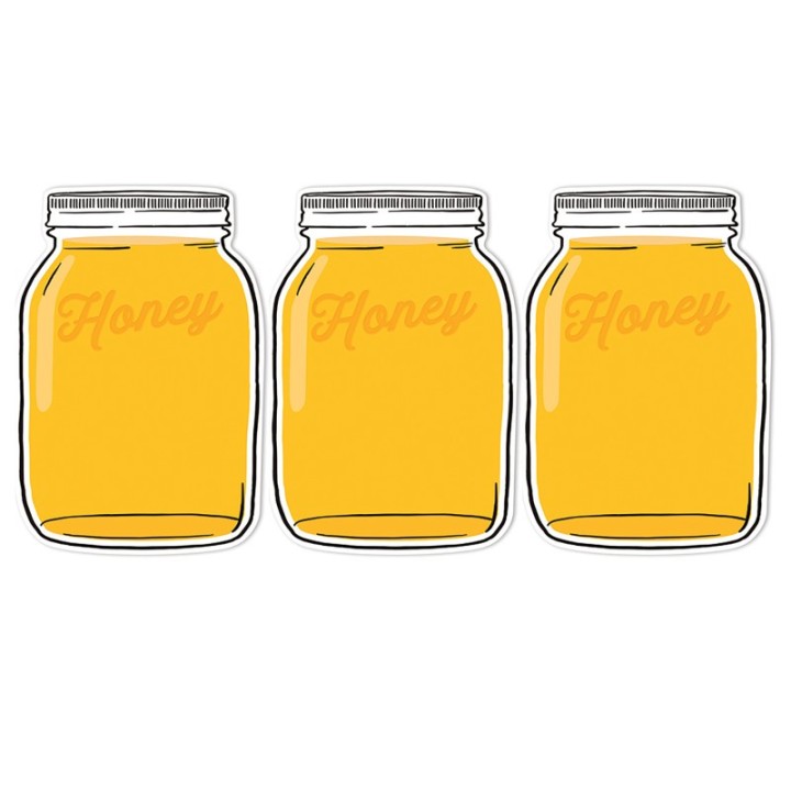 Eureka® The Hive Mason Jar Paper Cut-Outs, 36 Per Pack, 3 Packs