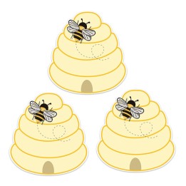 Eureka® The Hive Beehive Paper Cut-Outs, 36 Per Pack, 3 Packs