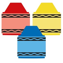 Eureka® Crayola® Crayons Paper Cut-Outs, Pack of 36