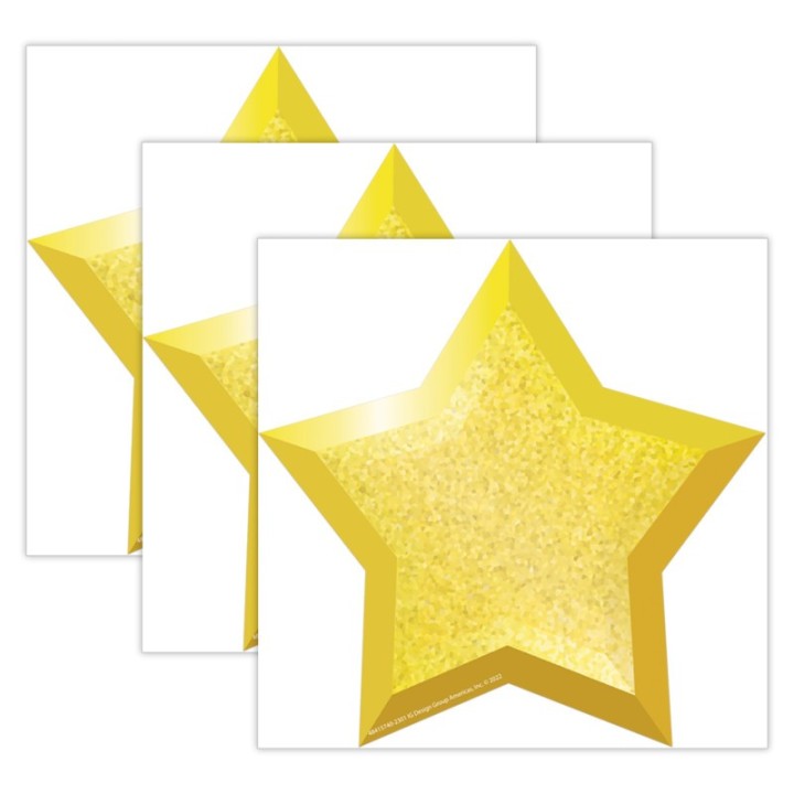 Eureka® Stars Paper Cut-Outs, 36 Per Pack, 3 Packs