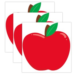 Eureka® Apple Paper Cut-Outs, 36 Per Pack, 3 Packs