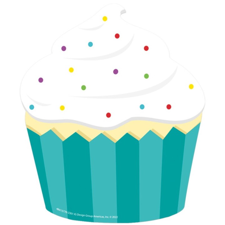 Eureka® Cupcake Paper Cut-Outs, Pack of 36