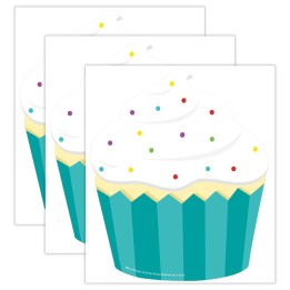 Eureka® Cupcake Paper Cut-Outs, 36 Per Pack, 3 Packs