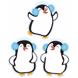 Eureka® Winter Penguins Paper Cut-Outs, Pack of 36