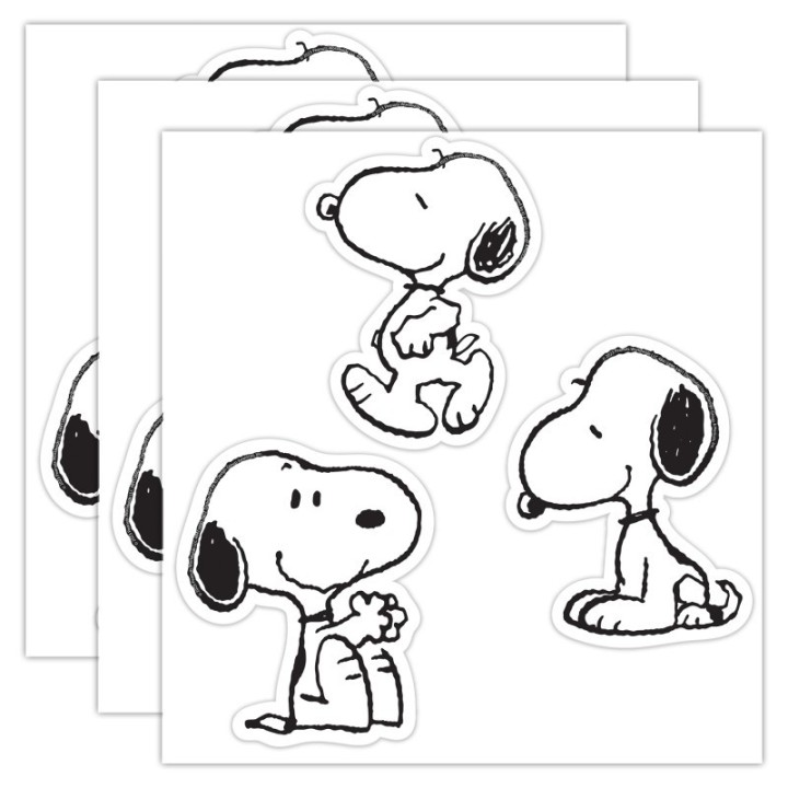 Eureka® Peanuts® Snoopy Assorted Paper Cut-Outs, 36 Per Pack, 3 Packs