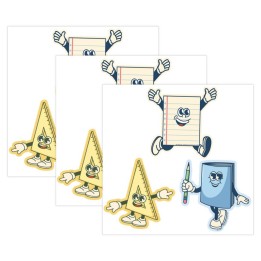 Eureka® S'Cool Era Paper Cut-Outs, 36 Per Pack, 3 Packs