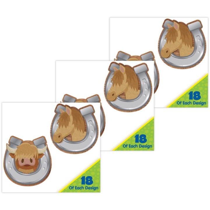 Eureka® Wild Wild Classroom Paper Cut-Outs, 36 Per Pack, 3 Packs