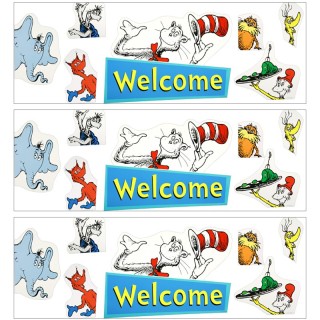 Eureka® Dr. Seuss™ Welcome Go-Arounds®, 8 Pieces Per Set, 3 Sets