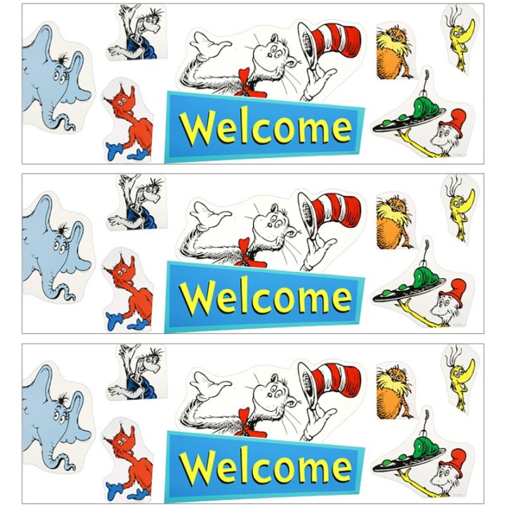 Eureka® Dr. Seuss™ Welcome Go-Arounds®, 8 Pieces Per Set, 3 Sets