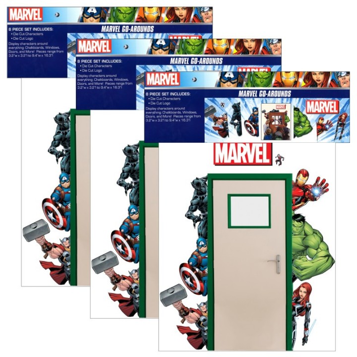 Eureka® Marvel™ Go-Arounds®, 8 Pieces Per Set, 3 Sets