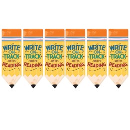 Eureka® Pencil Write on Track with Reading Bookmarks, 36 Per Pack, 6 Packs