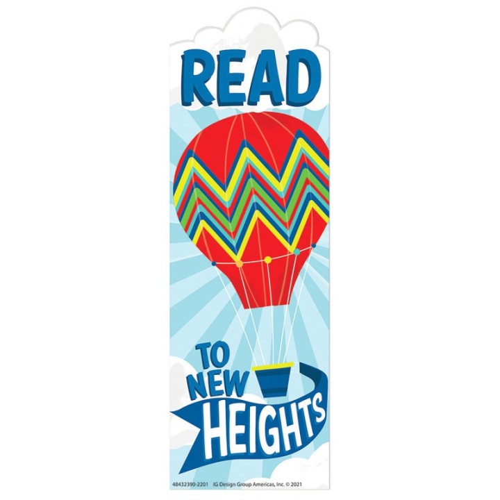 Eureka® Hot Air Balloon New Heights Bookmarks, Pack of 36